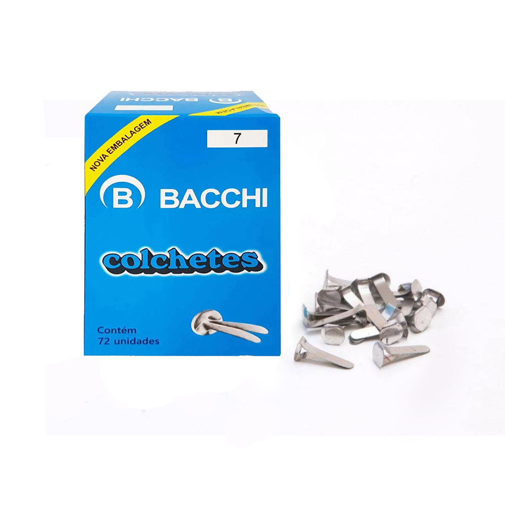 Colchete n 7 bacchi cx72 - Pedagógica